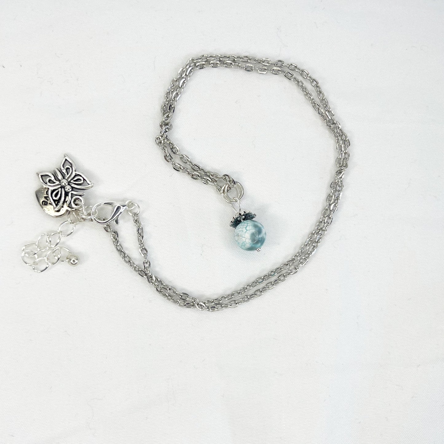 Dyed Agate Pendant Necklace