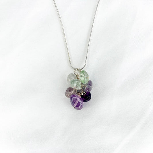 Agate Cluster Pendant