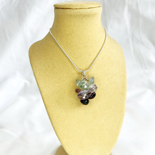 Agate Cluster Pendant