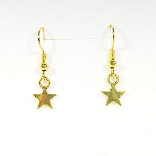 Gold Star Earrings