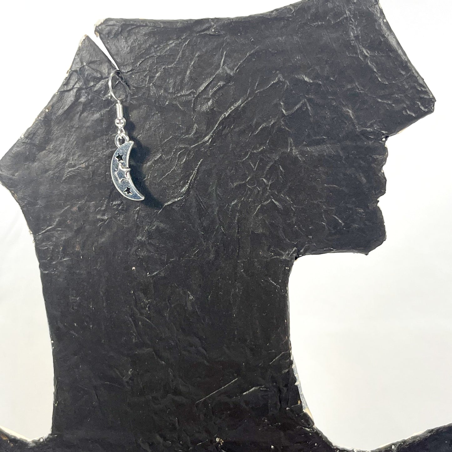 Crescent Moon Drop Earrings