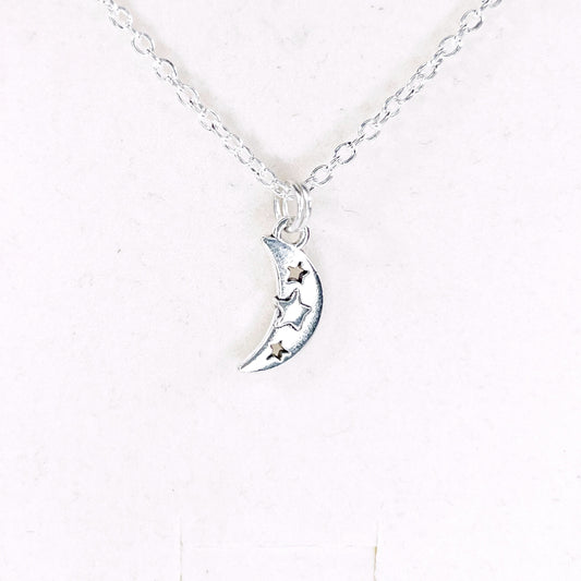 Crescent Moon Pendant Necklace