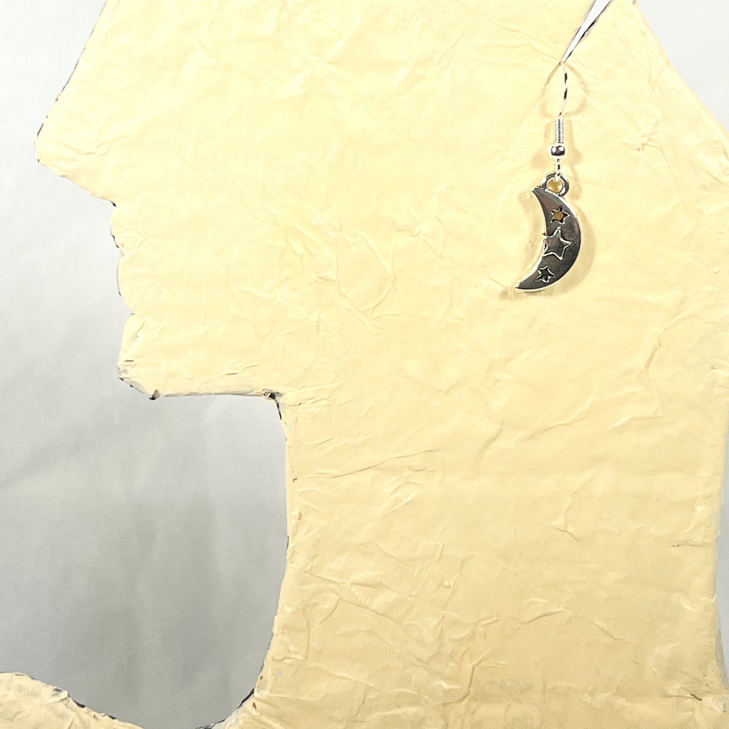 Crescent Moon Drop Earrings