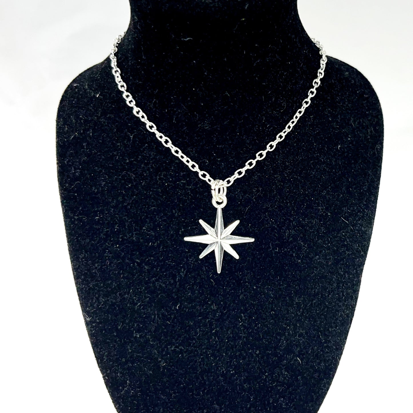 Silver Star Pendant Necklace