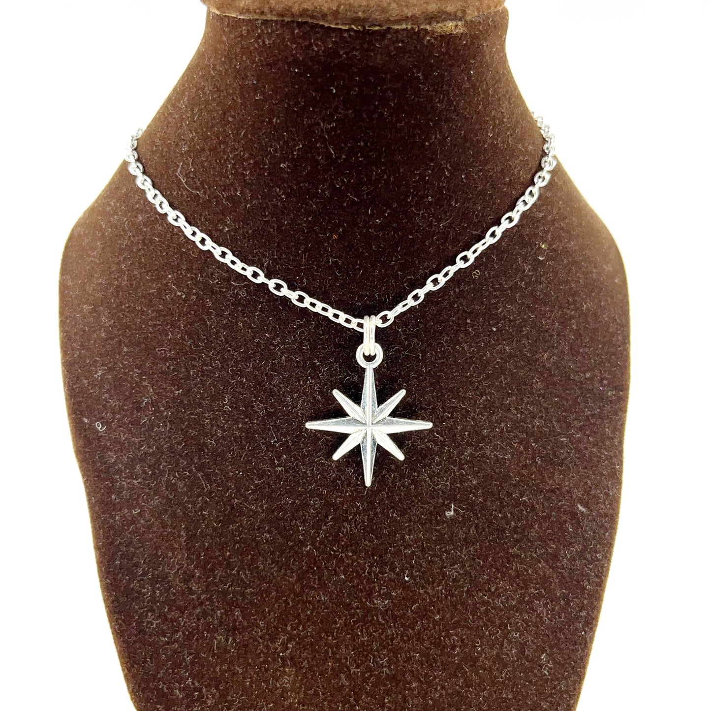 Silver Star Pendant Necklace