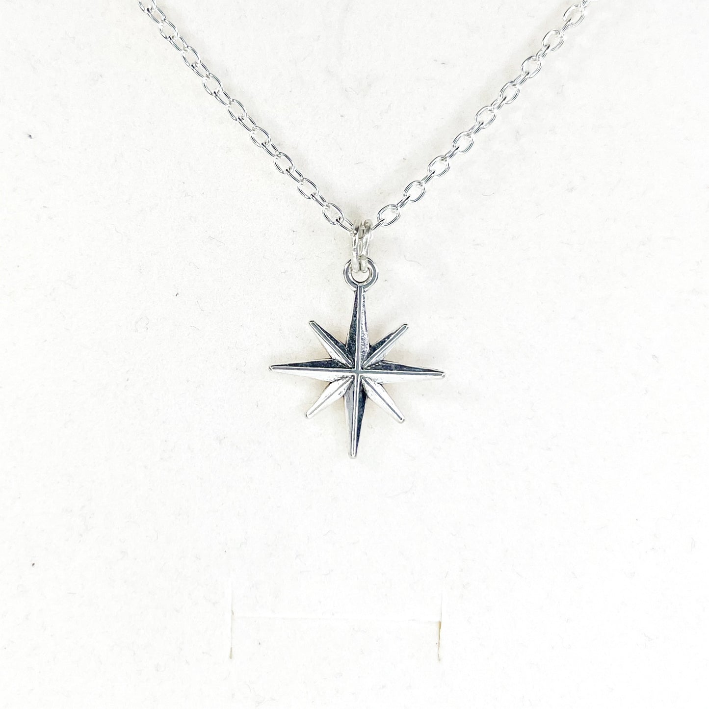 Silver Star Pendant Necklace