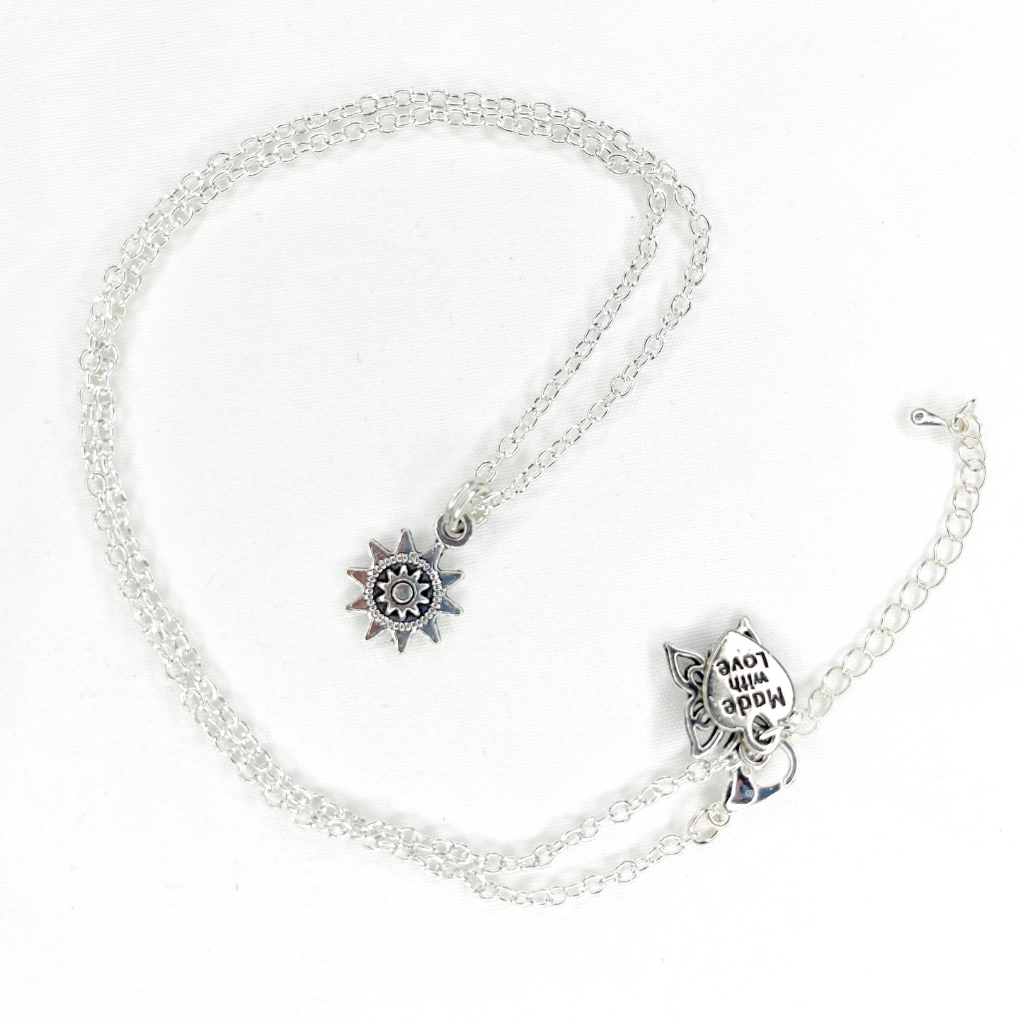 Sun Disc Pendant Necklace