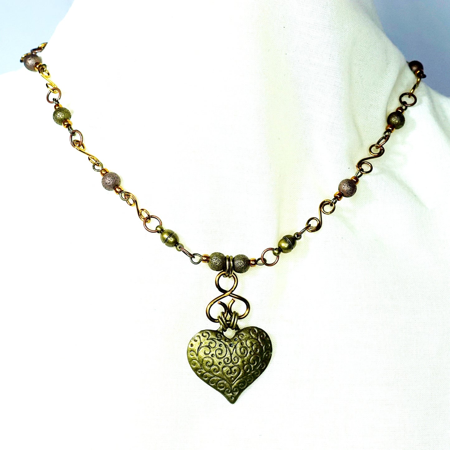 Celtic Heart Convertible Jewellery Set