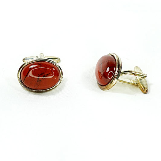 Red Jasper Cufflinks