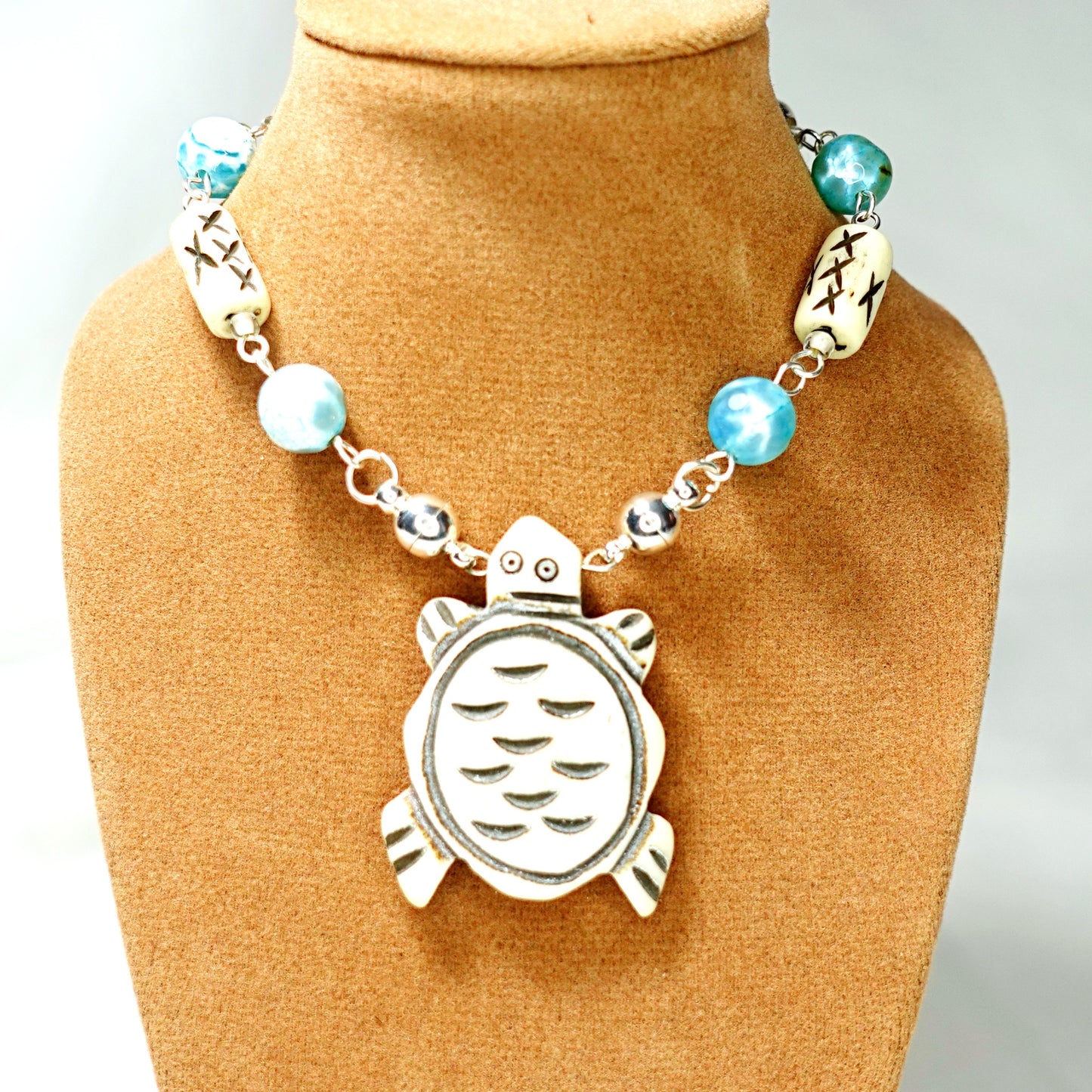 Sea Reef Turtle and Sand Dollar Convertible Jewellery Set