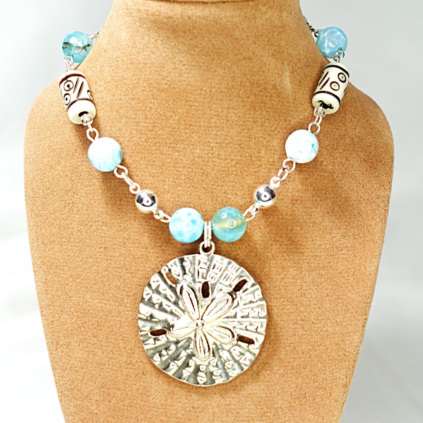 Sea Reef Turtle and Sand Dollar Convertible Jewellery Set