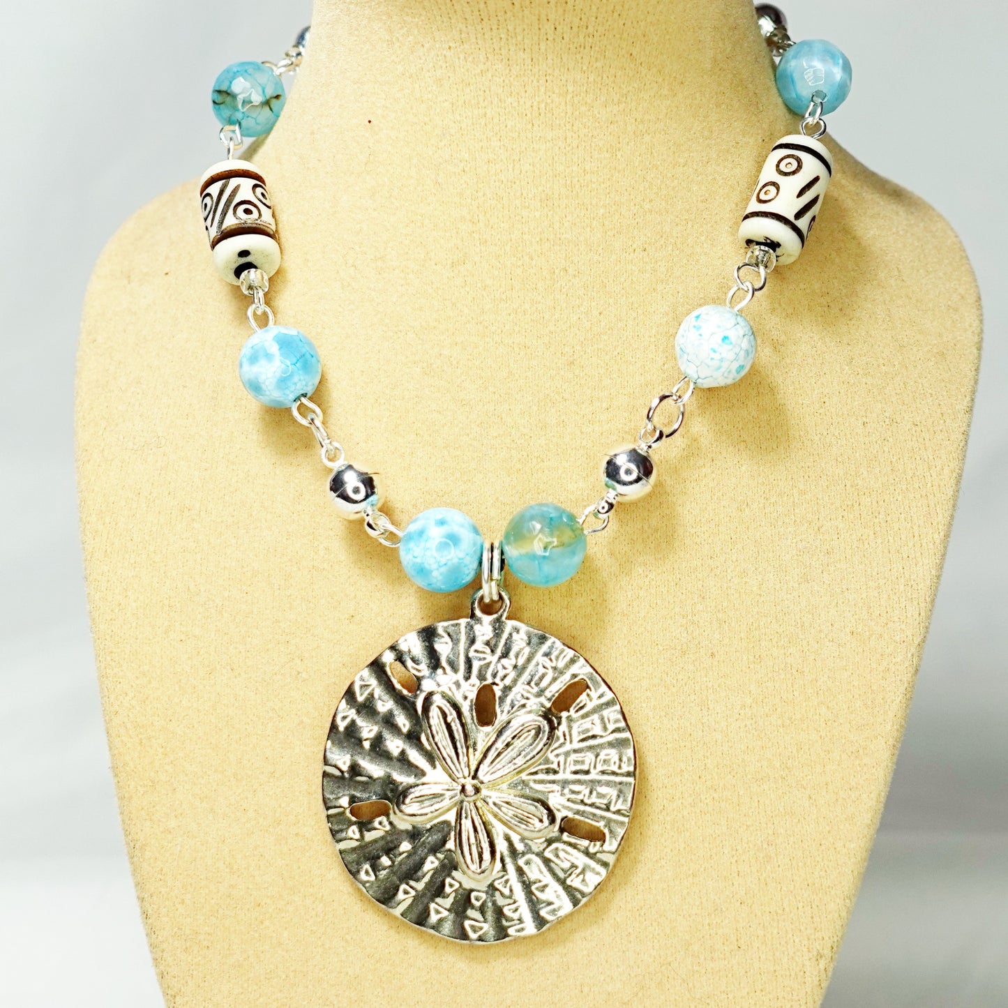 Sea Reef Turtle and Sand Dollar Convertible Jewellery Set