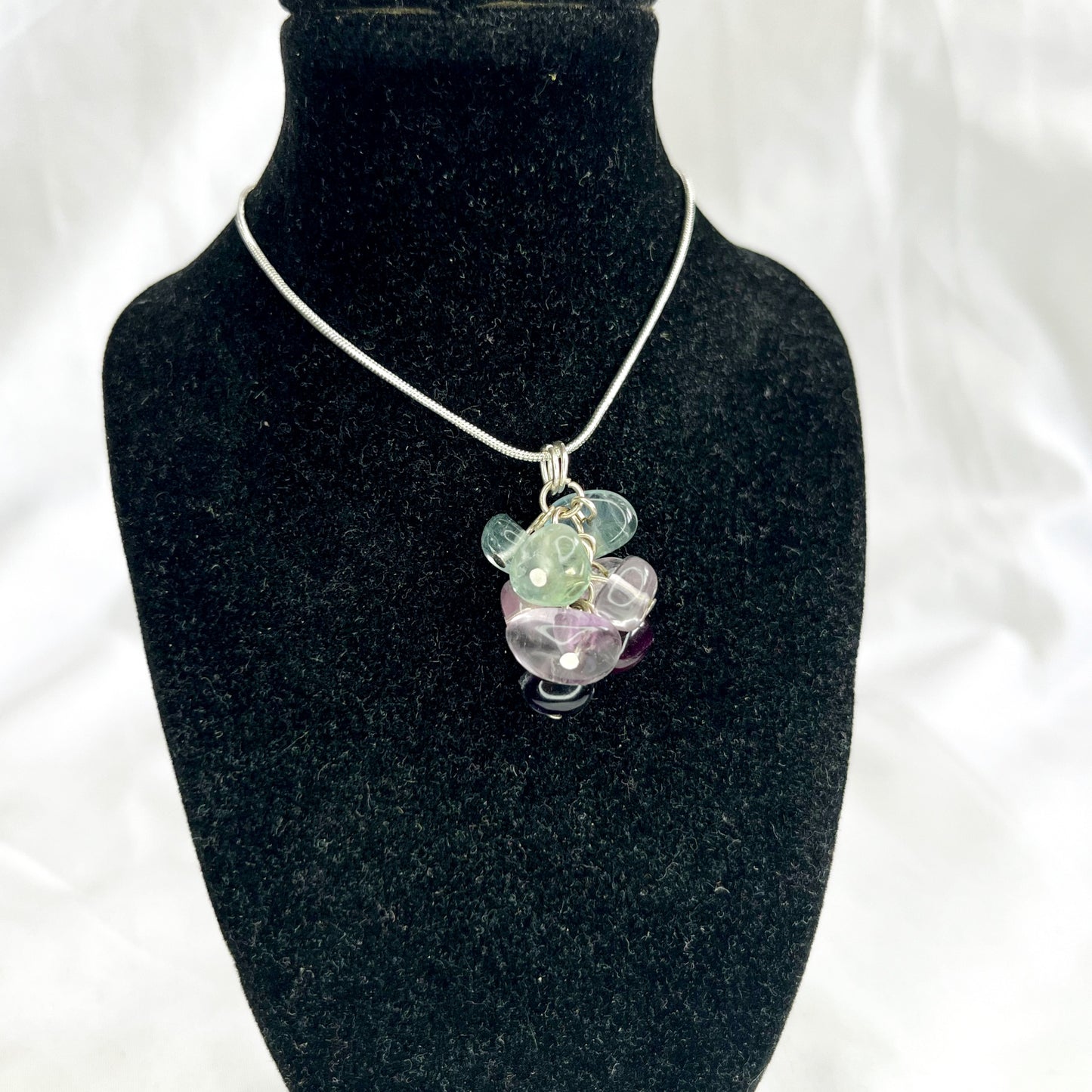 Agate Cluster Pendant