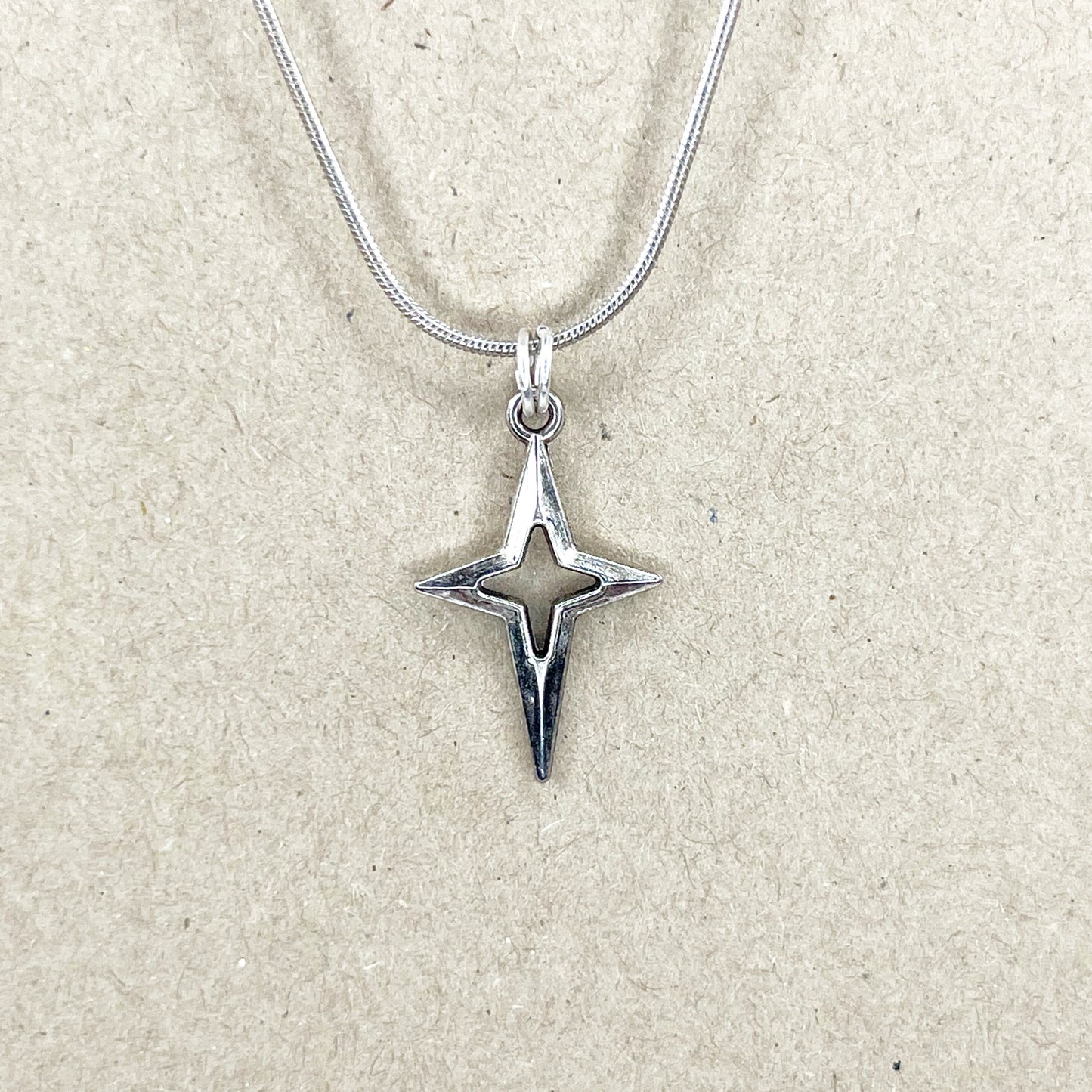 Four-Pointed Star Necklace