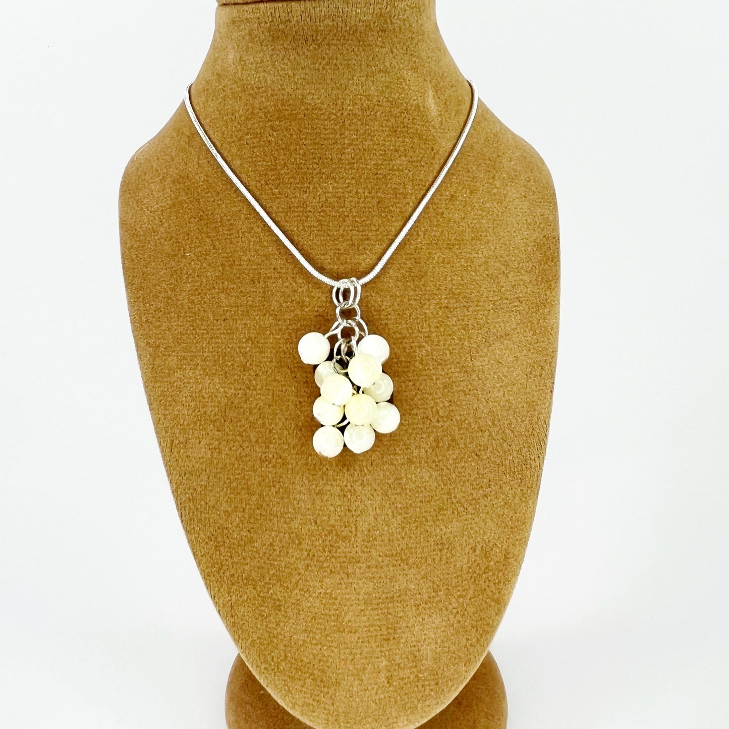 Mother of Pearl Cluster Pendant